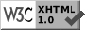 valid xhtml badge